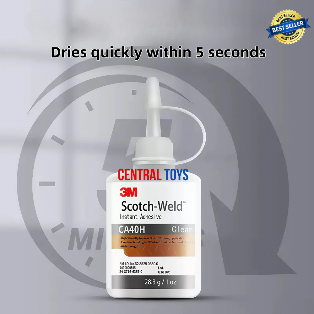 3M scotch weld instan adhesive CA40H 28gr lem proselen gelas keramik kaca ban rc HSP MN RGT TRAXXAS