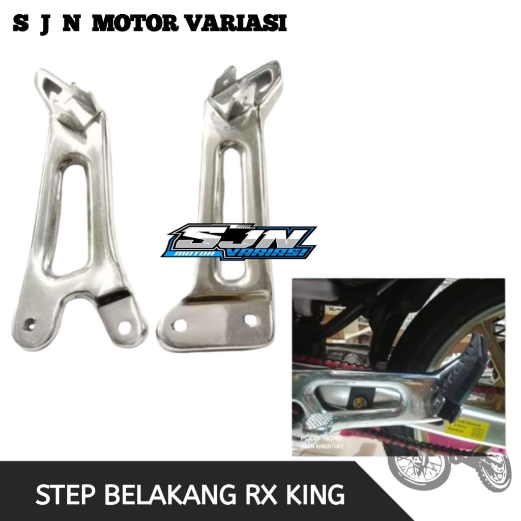 Step Belakang Rx King Footstep Rx King New Postep Rx King New High Quality 2 Varian Warna SJN Motor 