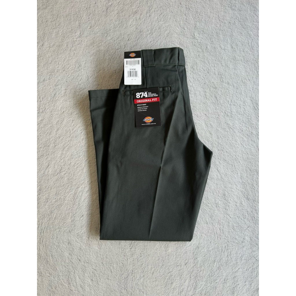 DICKIES WORK PANT 874 OLIVE GREEN