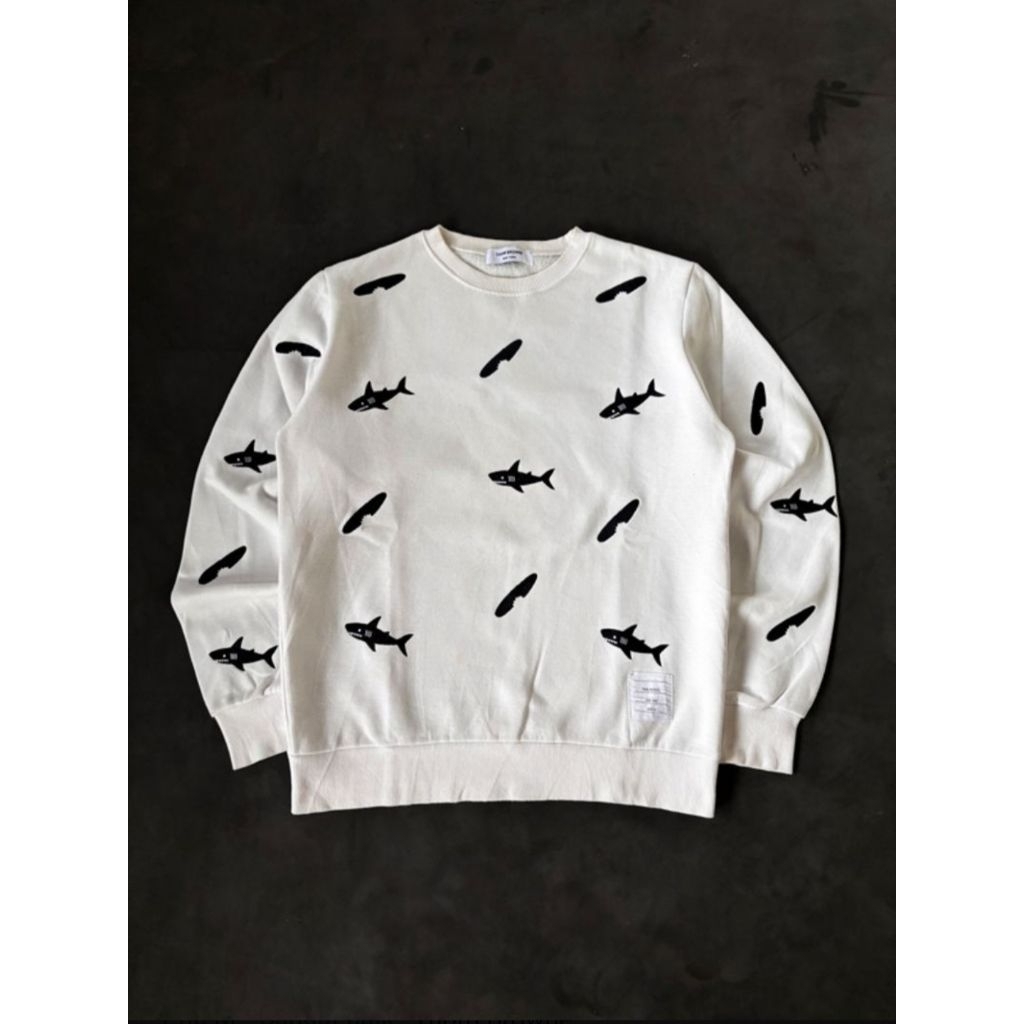 ThomBrowneSharkandSurfboardCrewneck