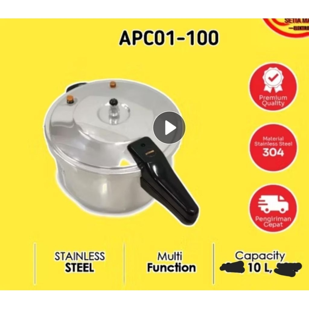 Akebonno pressure cooker presto anti lengket APC01-100 10liter