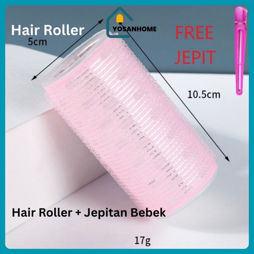 ROL RAMBUT KOREAN CHERAMIC THERMAL HAIR ROLLER FREE JEPIT RAMBUT Hair roller jumbo