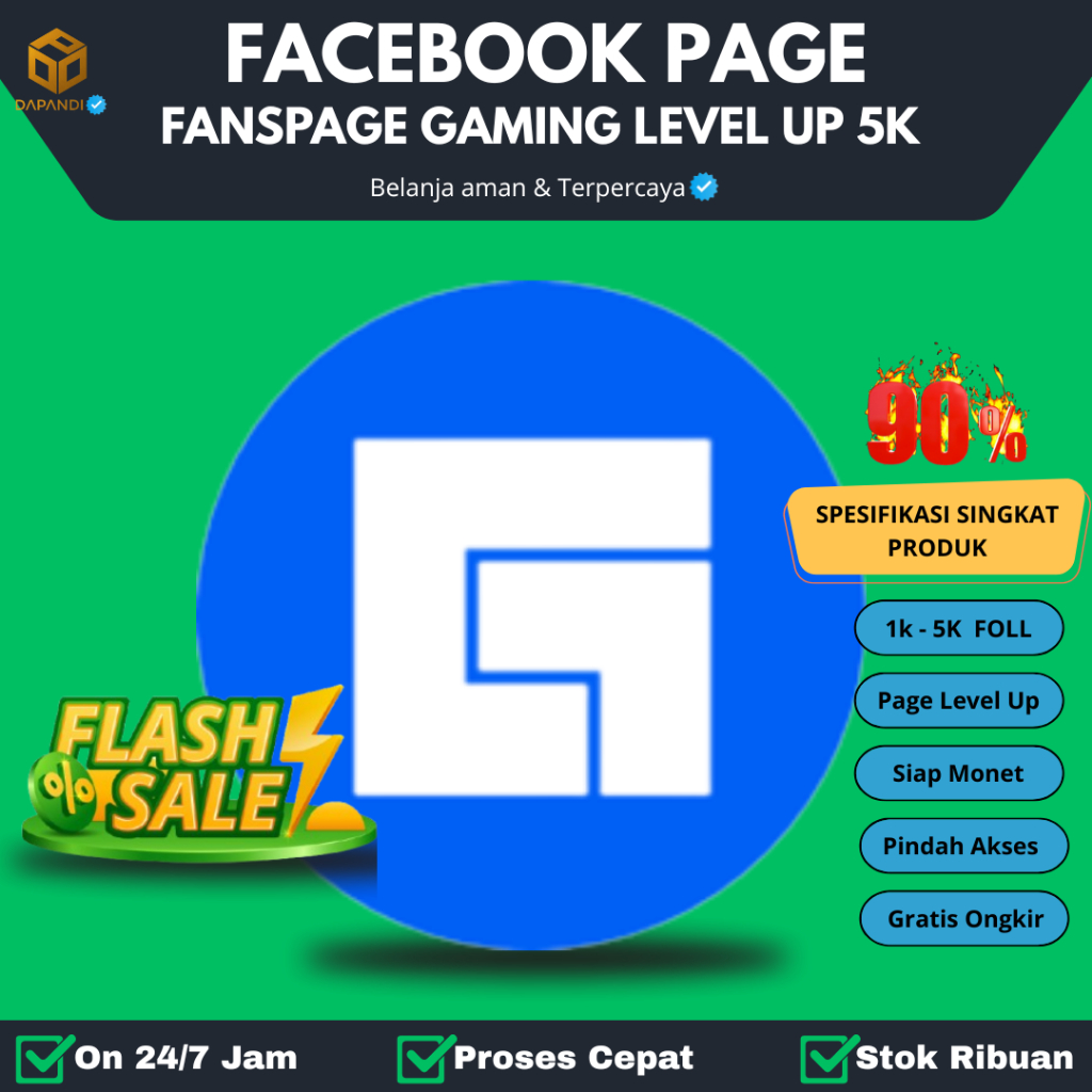 Jual Halaman Atau Fanspage Gaming RIbuan Followers Real Aktif Indonesia