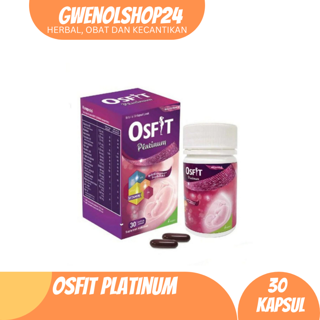 Osfit Platinum 30's Kapsul Kalbe | Vitamin Ibu Hamil