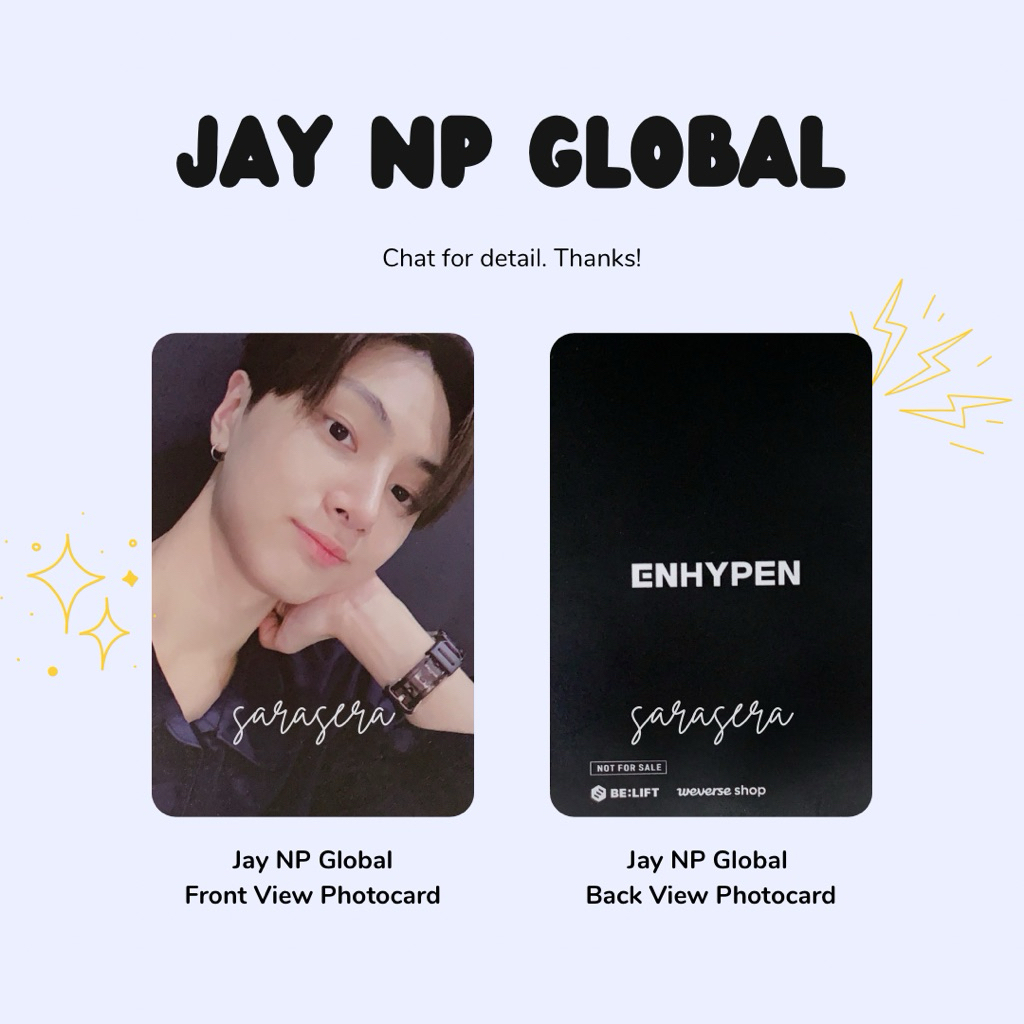 Photocard Jay Enhypen Neck Pillow Global