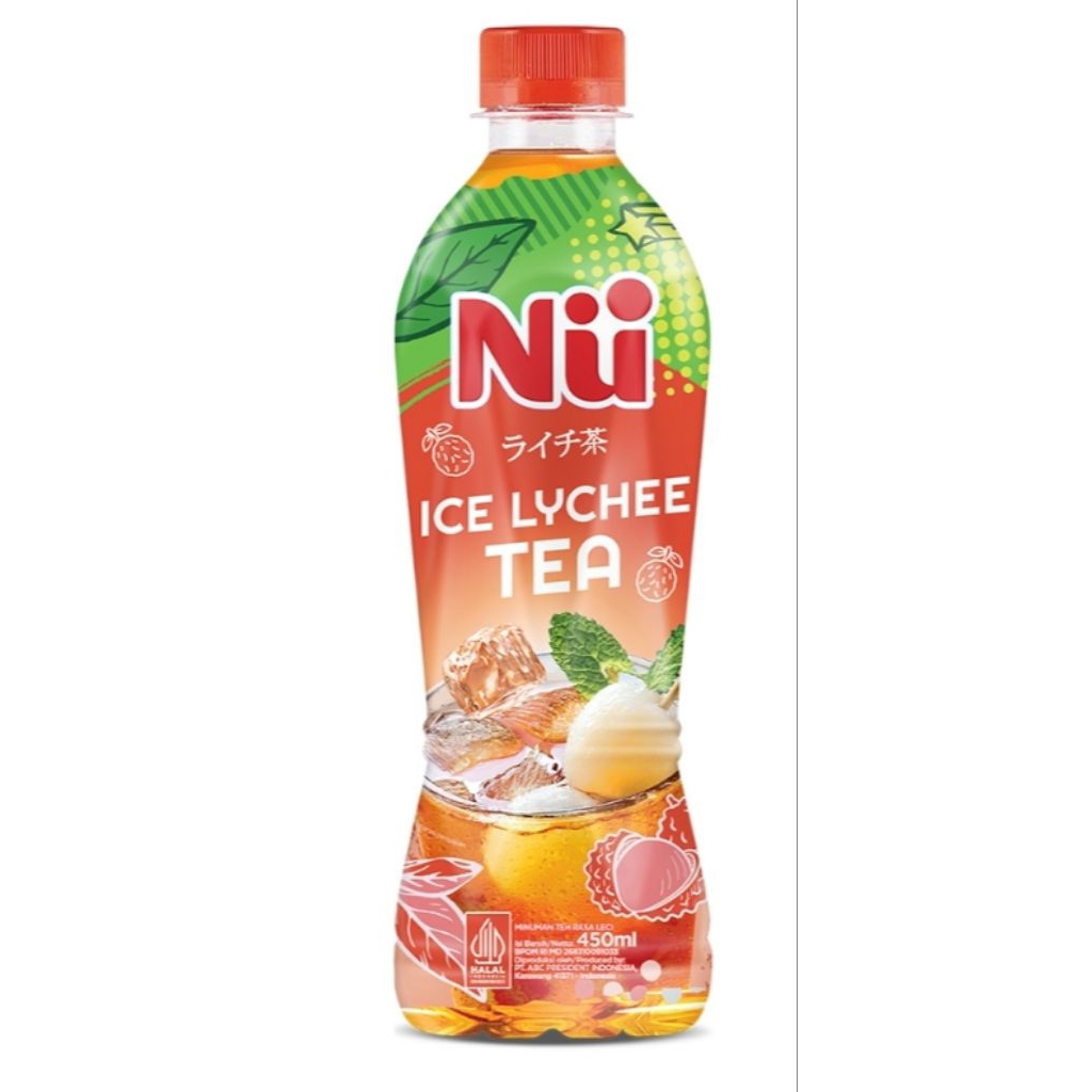 NU Minuman Es Teh Leci Pet 450 ml