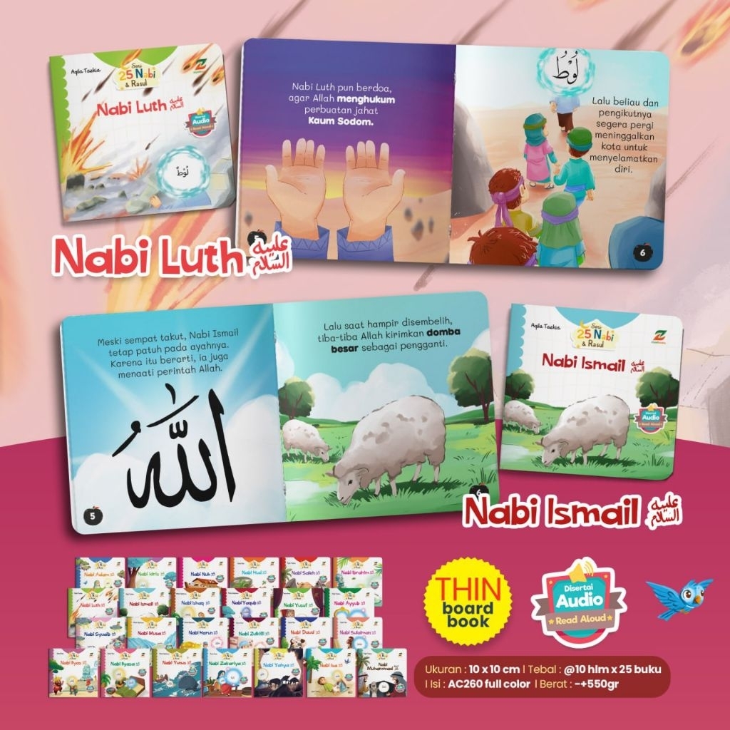 Mini book Nabi Luth / Nabi Ismail