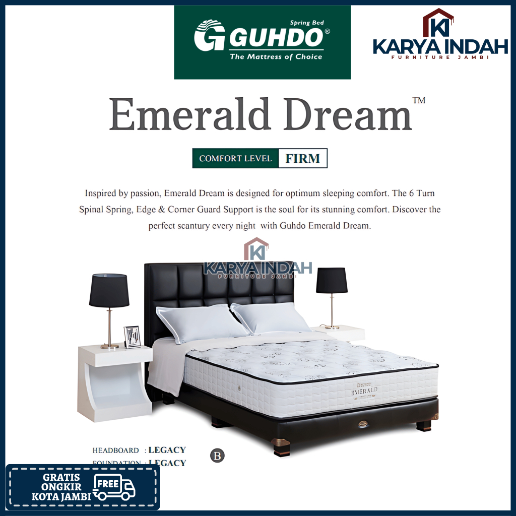 Springbed GUHDO EMERALD DREAM Executive Series
