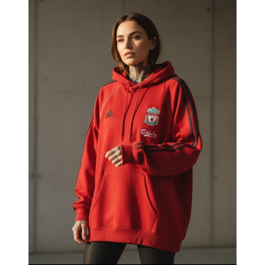 jaket original liverpool ( hoodie ) XL