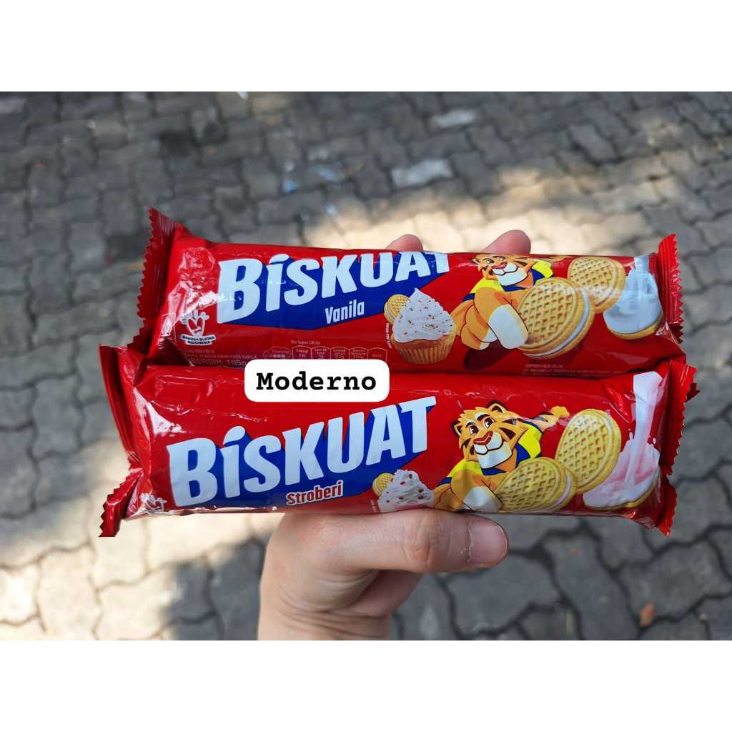 BISKUAT Golden 105gr - Biskuat Golden sandwich Vanila 105gr - Biskuat Golden sandwich Stroberi 105gr