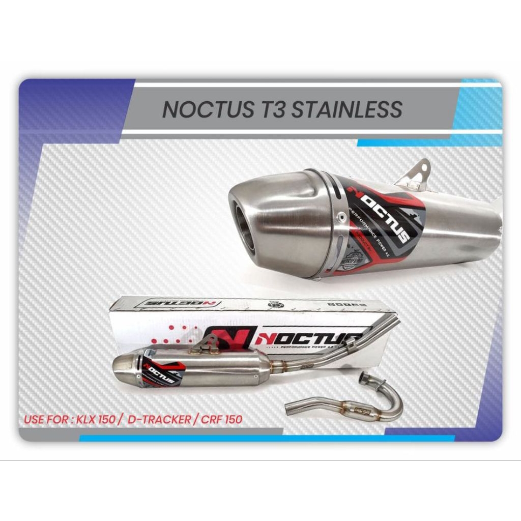 Knalpot KLX BF 150 WR 155 NOCTUS T3 / RV1 T3 Norifumi