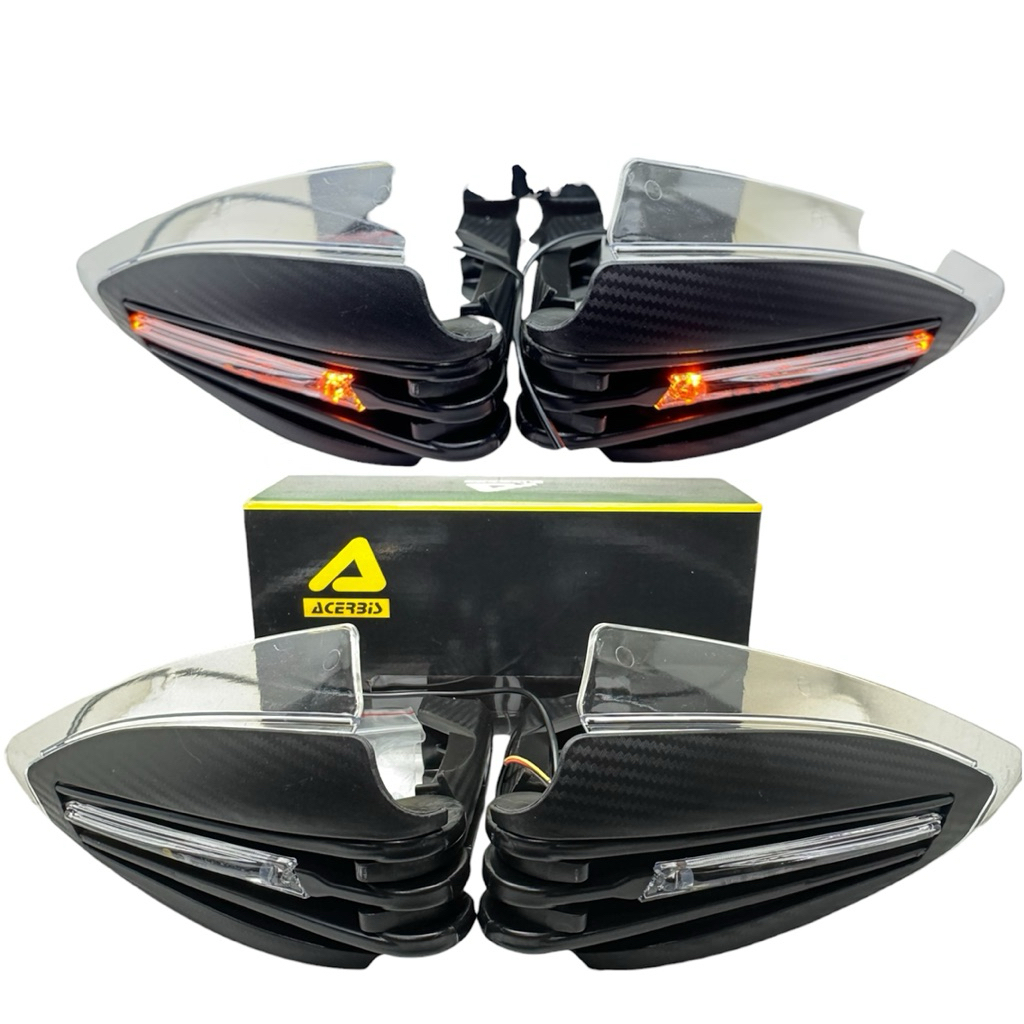 HANDGUARD ACERBIS Handguard Handgat Pelindung Tangan Acerbis+Lmapu sein outih-Kuning Supermoto Trail