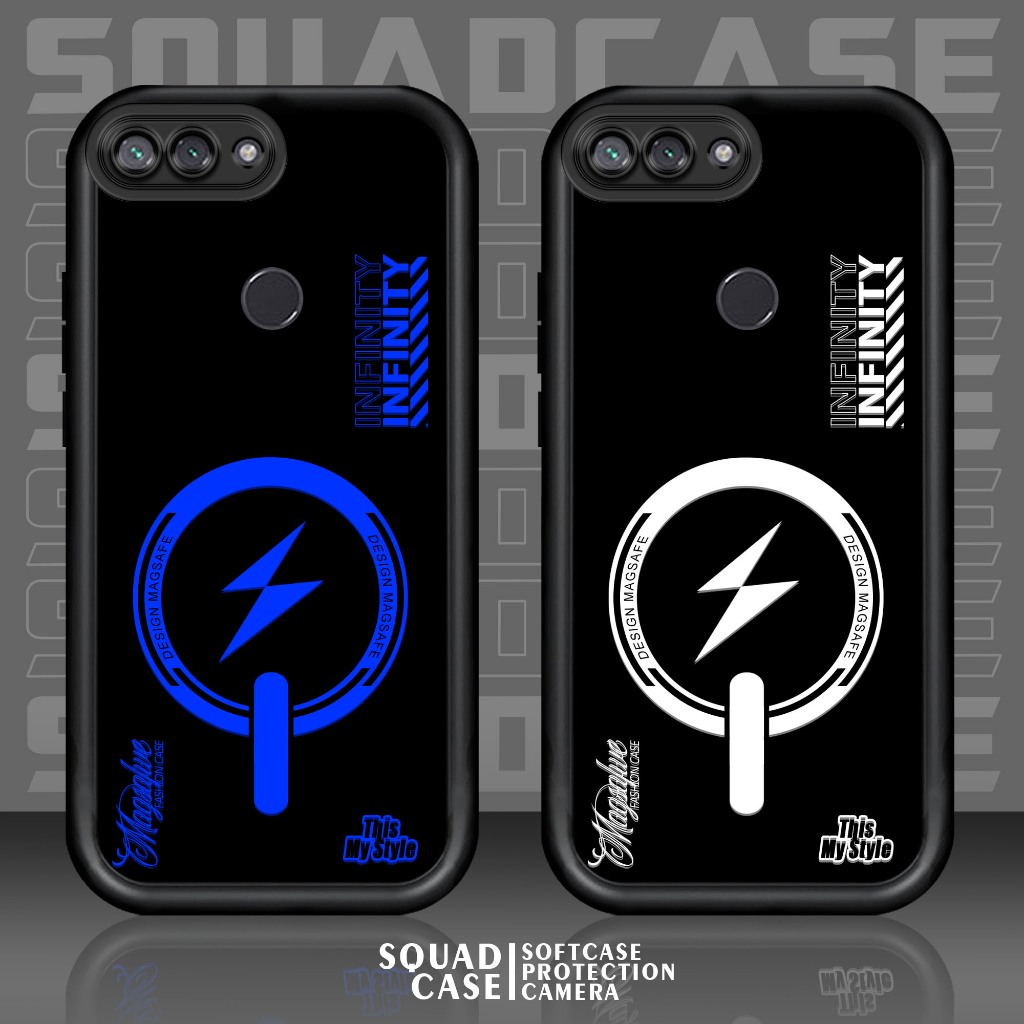 Softcase Glass kaca untuk XIAOMI 8 LITE Motif MGSFE Casing Handphone Case Hp Procamera
