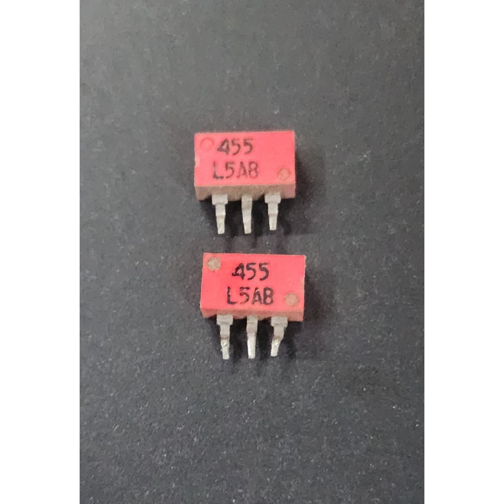 Crystal Kristal 455 khz 455khz Piezo Ceramic Filter Oscillator - 3 Pin Kaki 3 - Harga per 1 pcs