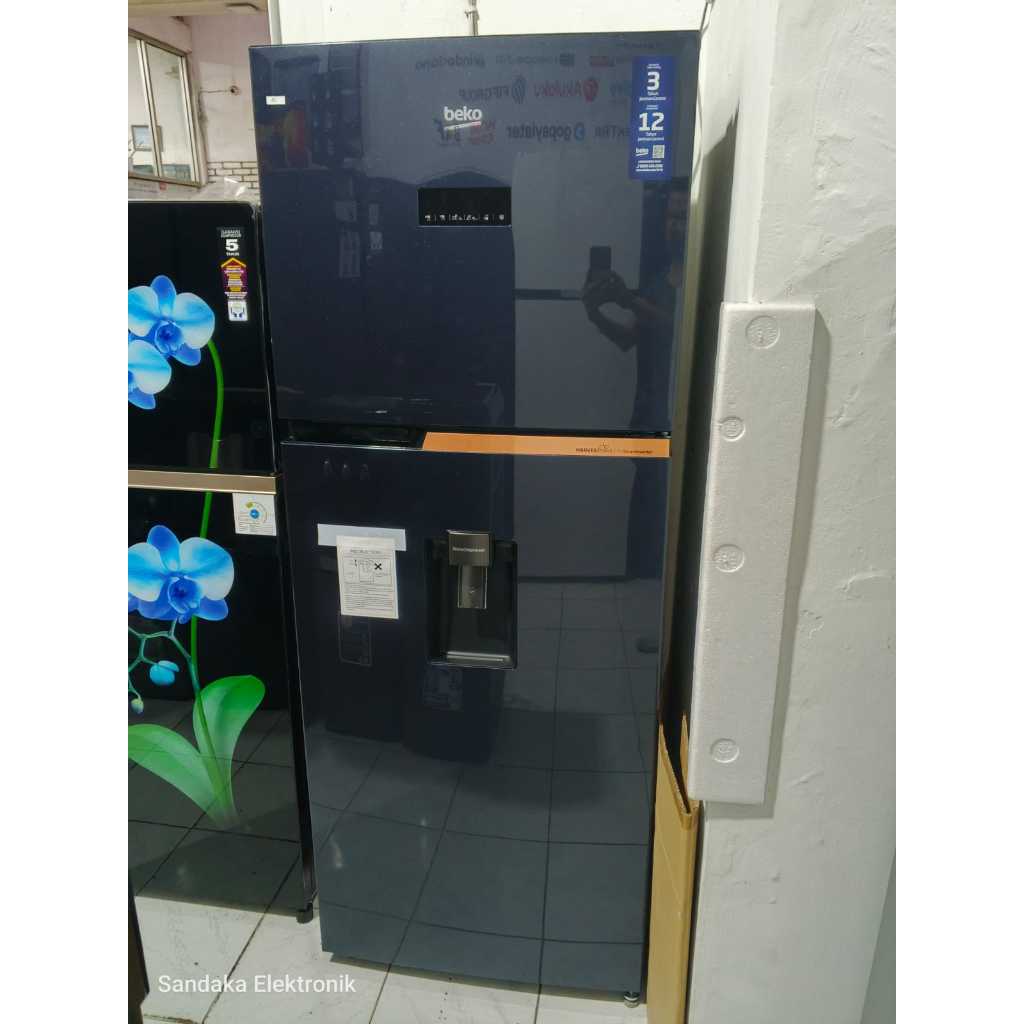 KULKAS BEKO 2 PINTU BEKO 410 LTER  RDNT 411E50 VDUGBL GARANSI RESMI