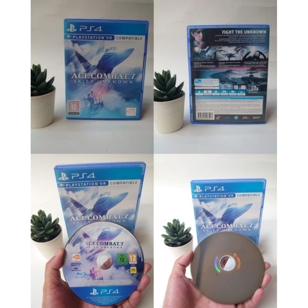 BD PS4 ACE COMBAT 7 SKIES UNKNOWN PS VR SECOND / PRELOVED