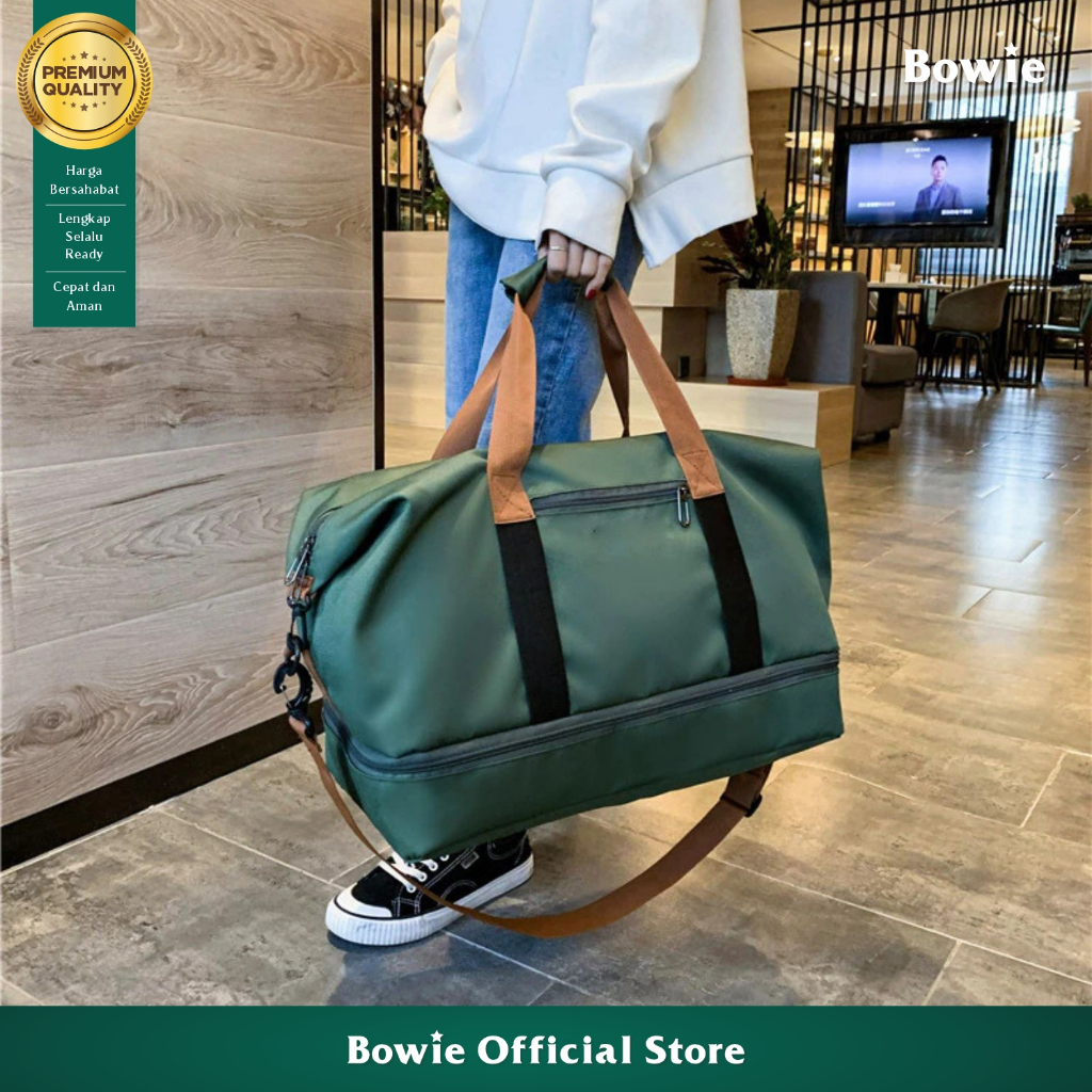 Tas Duffle Jinjing Pria Wanita Tas Gym Olahraga Travel Bag Traveling
