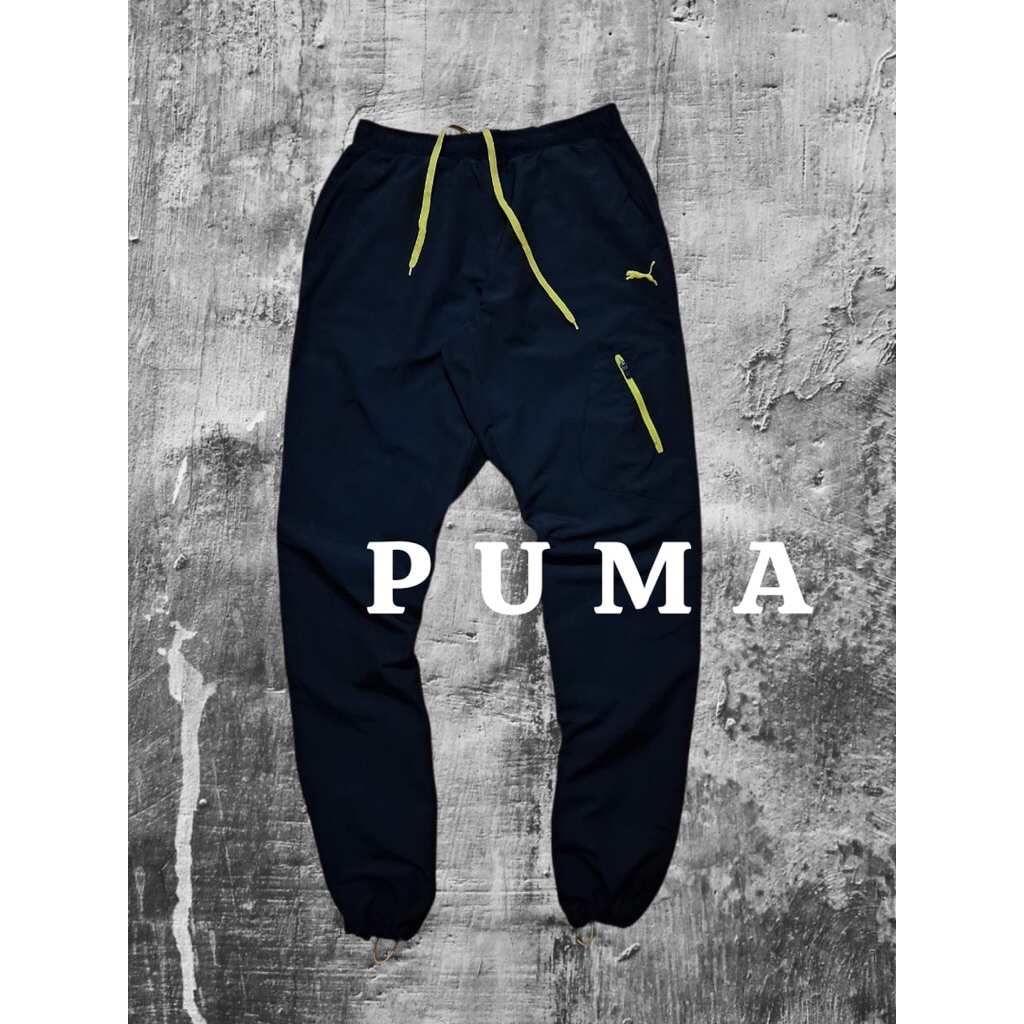 Puma sweat joger pants keren bahan adem warna pekat second preloved