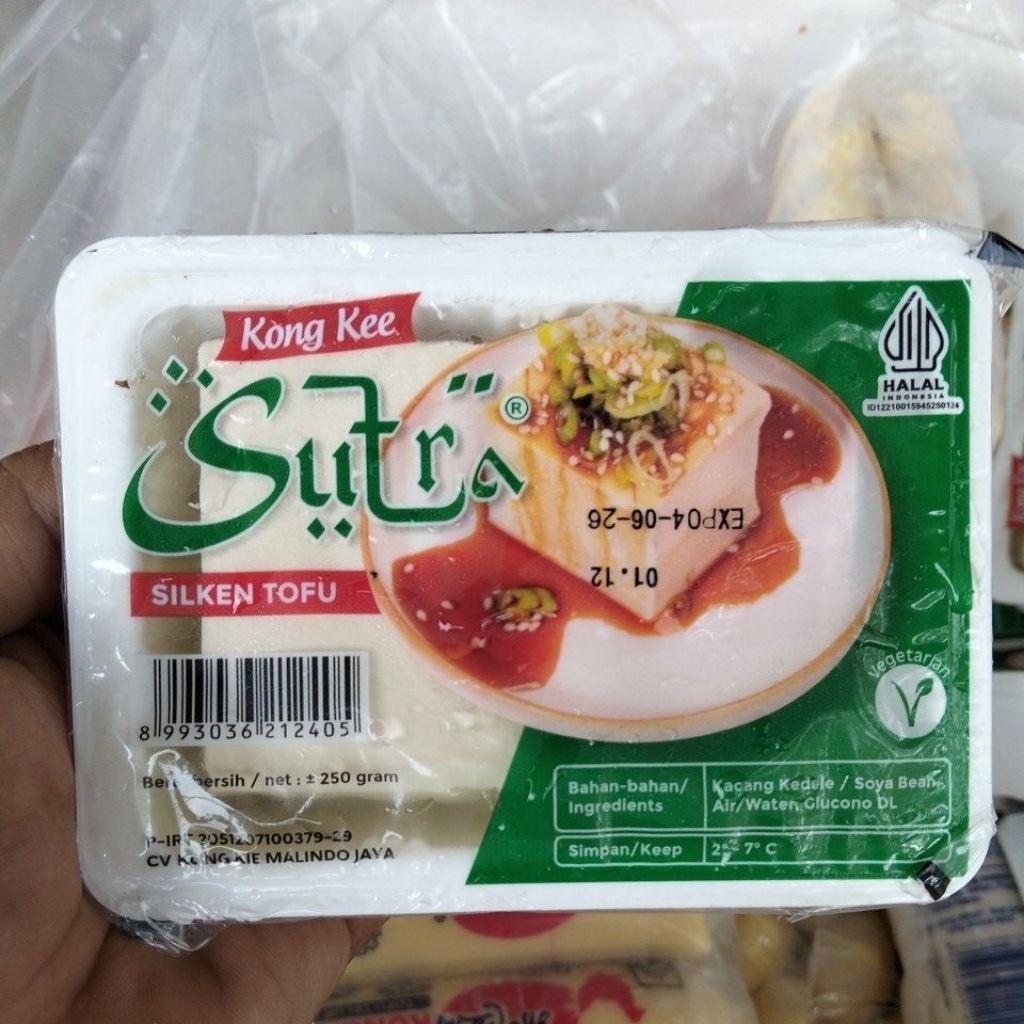 tahu sutra // silken tofu kongkee -+250gram halal