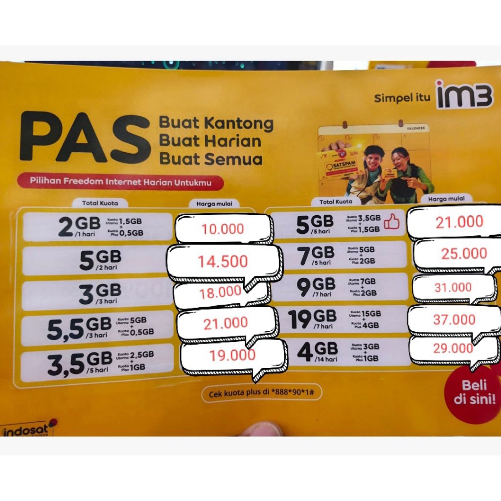 Paket Internet Harian IM3 – Murah, Simple, Langsung Aktif