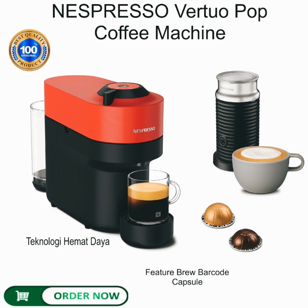 NESPRESSO Vertuo Pop Coffee Machine.