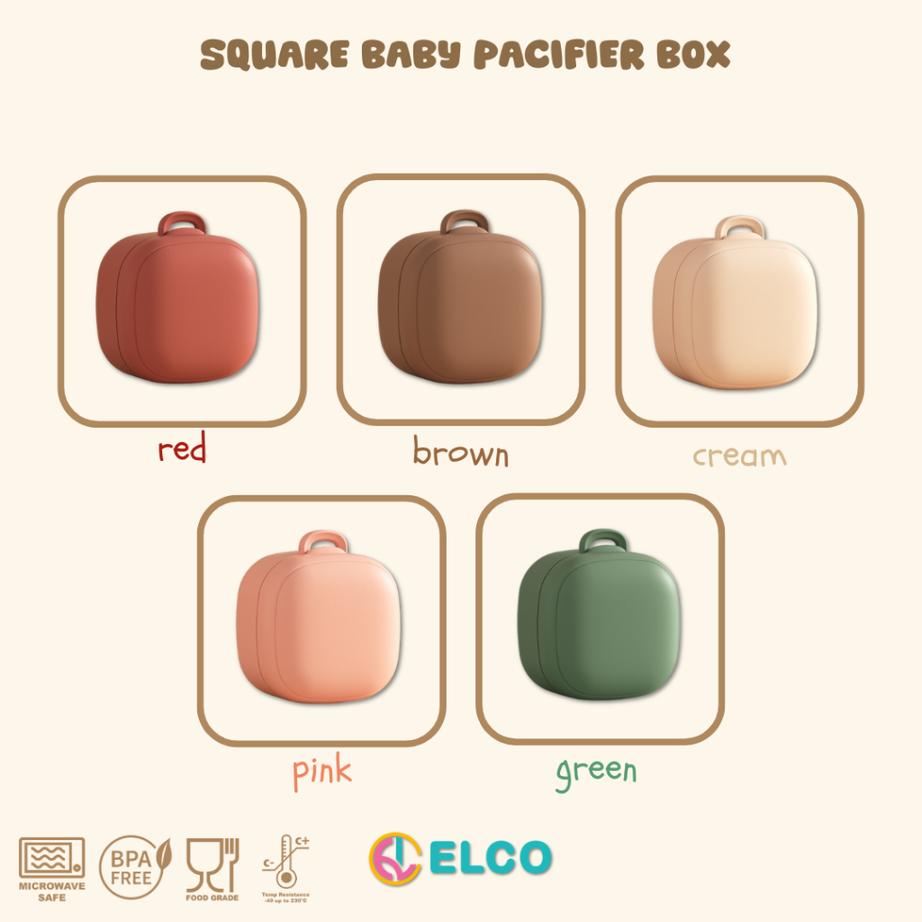 Elco Square Baby Pacifier Box