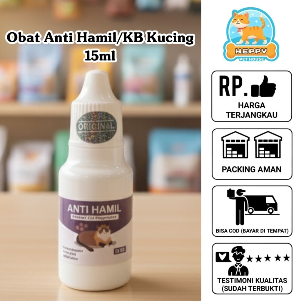 Obat Cegah Kehamilan Kucing/Obat Anti Hamil Kucing