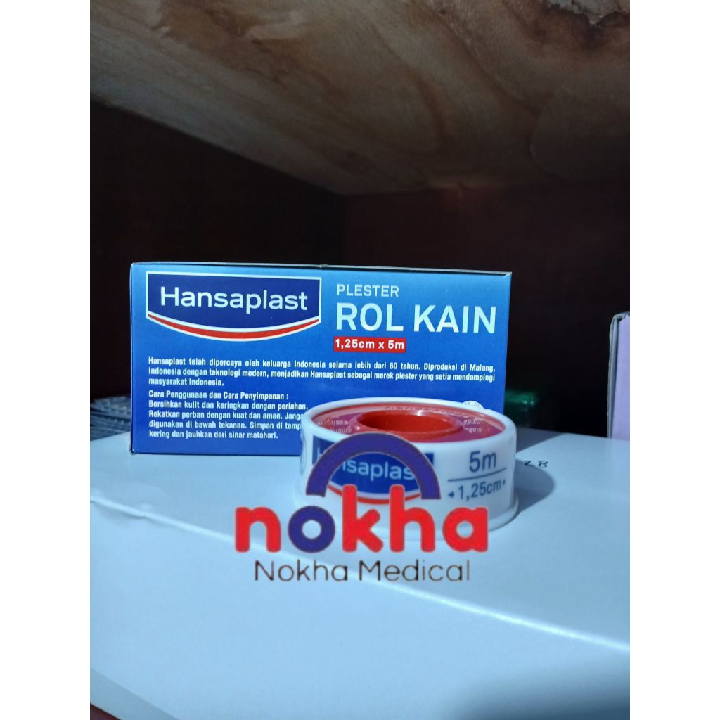 PLESTER ROLL KAIN 1.25 X 5 HANSAPLAST