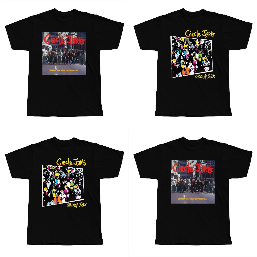 Circle Jerks Tshirt - JUAL BAJU KAOS BAND CIRCLE JERKS BAND ROCK - (BISA CUSTOM)