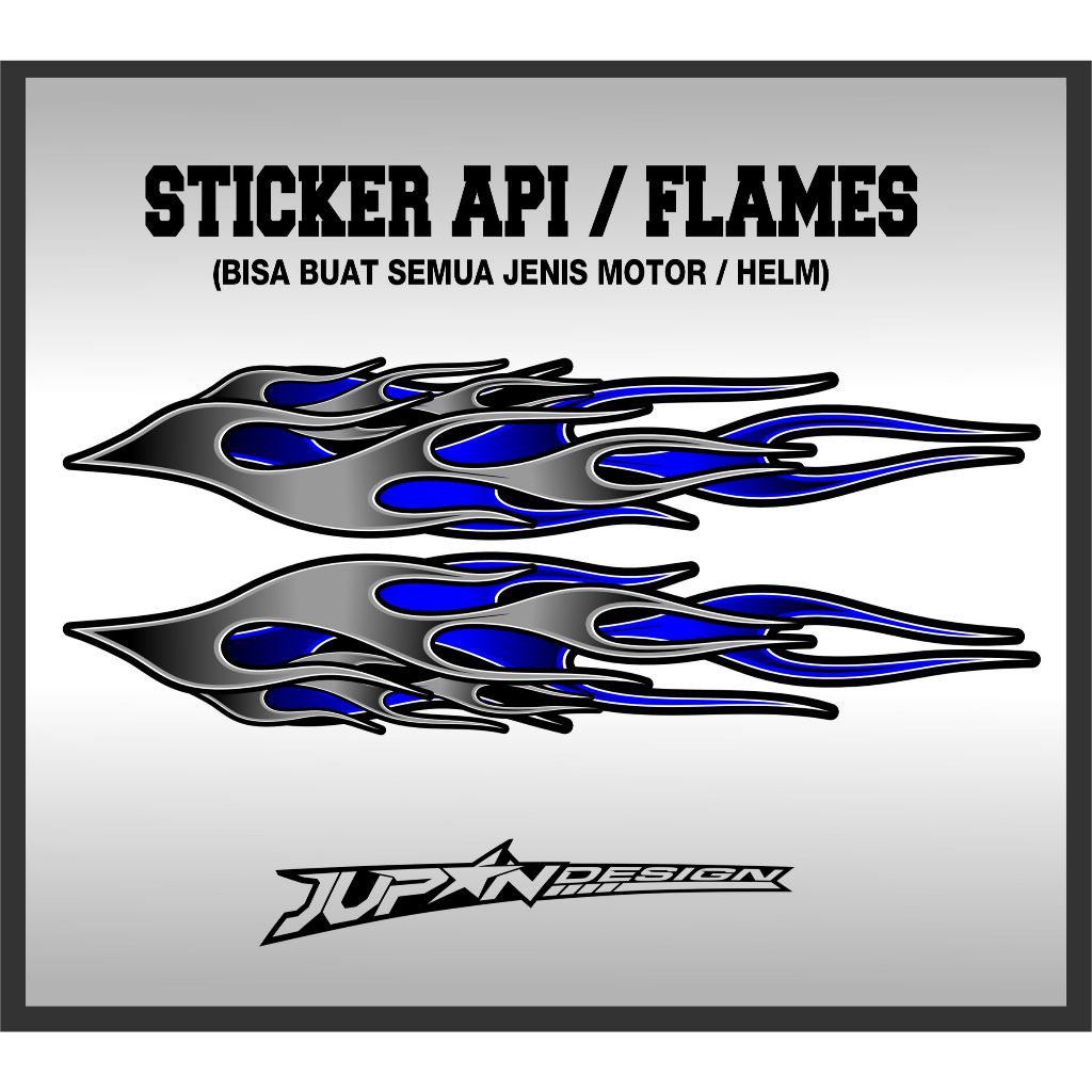 STIKER API UNTUK SEMUA JENIS MOTOR DAN HELM / STIKER VIRAL API TERBARU