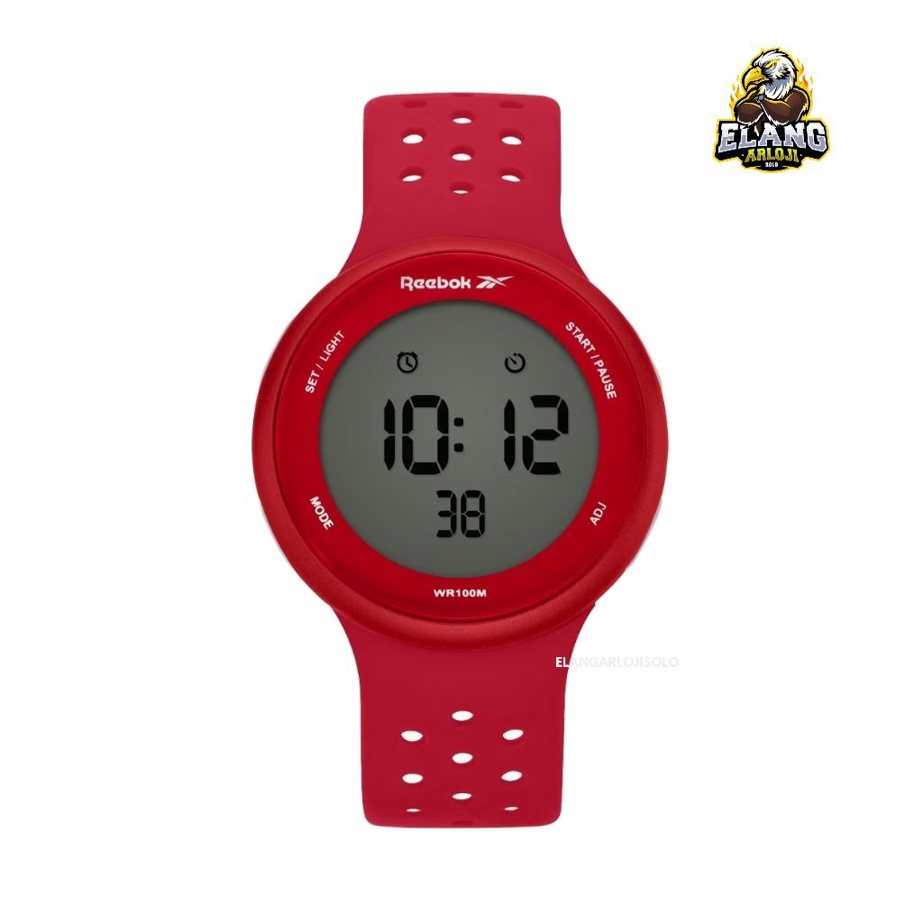 JAM TANGAN UNISEX REEBOK RV-ELE-U9 RUBBER RED ORIGINAL