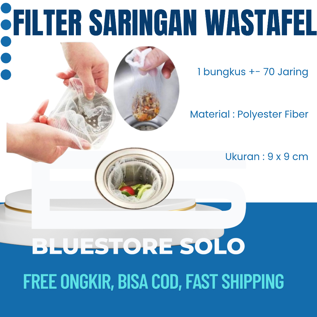 Filter Saringan Sampah Wastafel Jaring Wastafel Dapur Sekali Pakai Sarang Wastafel Cuci Piring Jala 