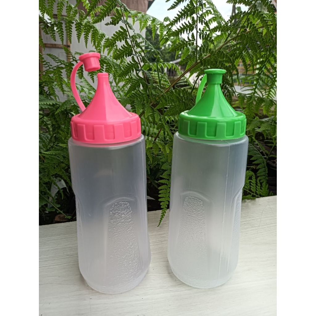 Botol Kecap 500ml / Botol Kecap Plastik / Botol Kecap Warna Cerah