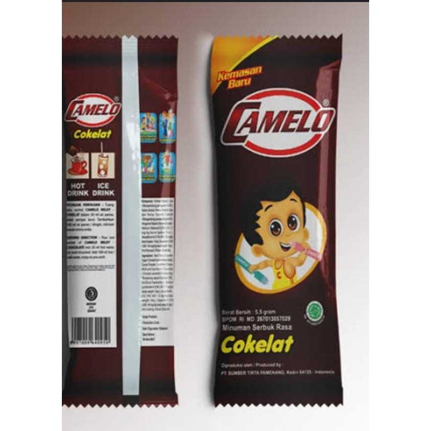 Bahan Es Camelo Bubuk Es Camelo 1 Renteng / isi 10 sachet