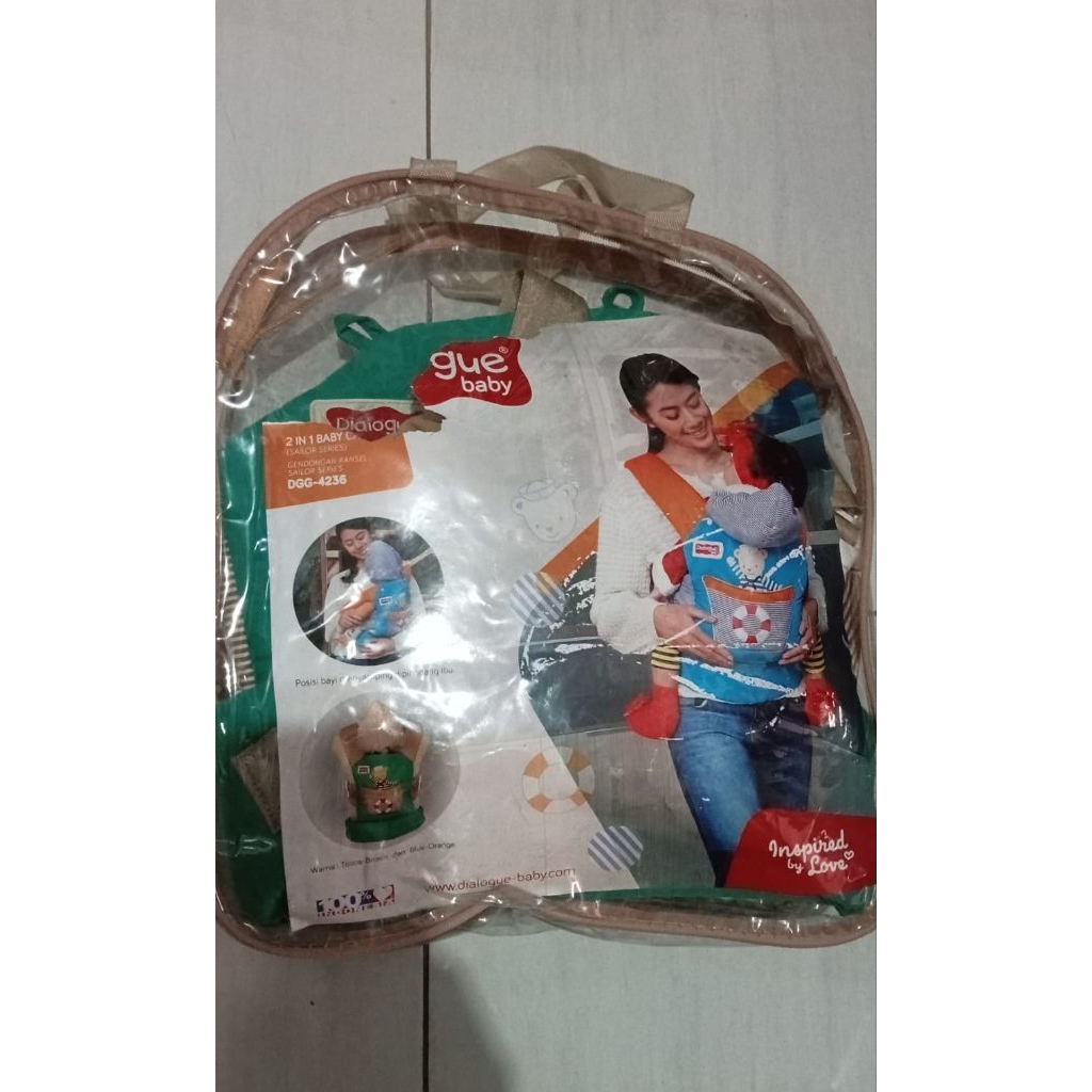 Preloved Gendongan Depan Dialogue Baby