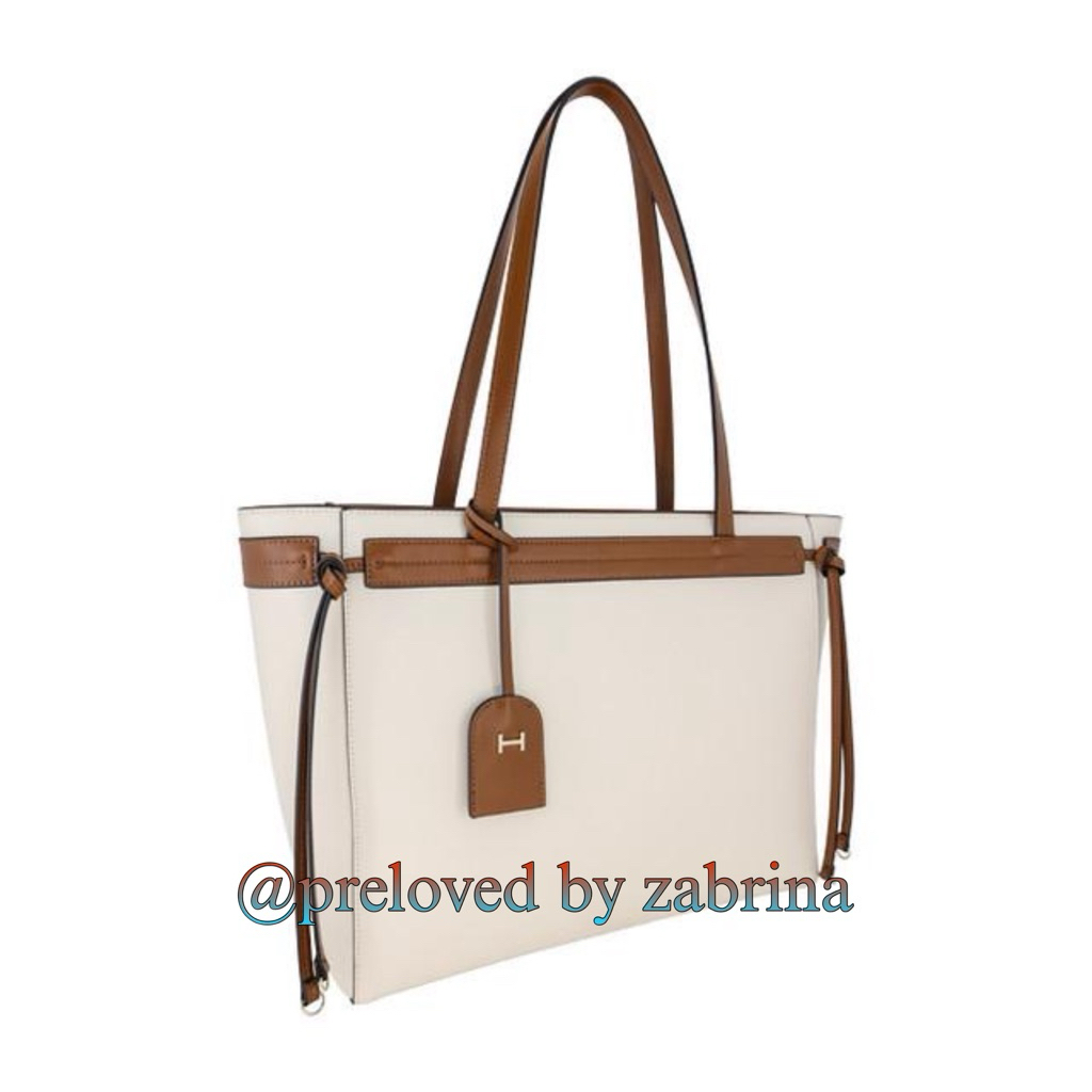 Rp850.000 Bisa Nego - Preloved Tote Bag HUSH PUPPIES Size L ORIGINAL 100% (Baca deskripsi ya~)