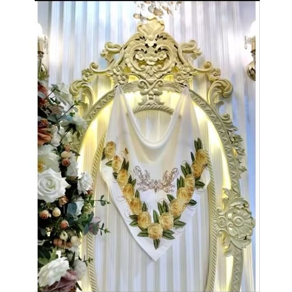 Hijab Square Gucci Putih / White Edition 11 Original by SHR