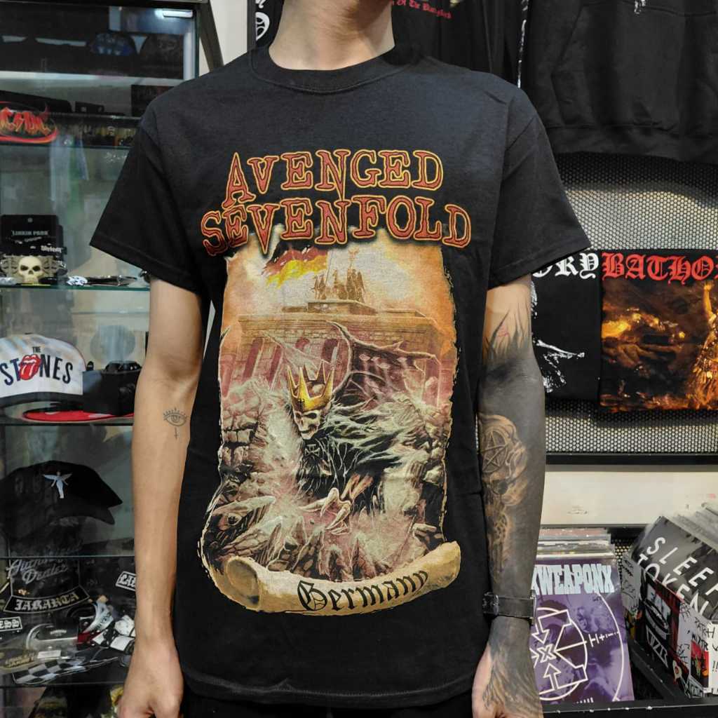 T Shirt Band Official AVENGED SEVENFOLD - GERMANY Original