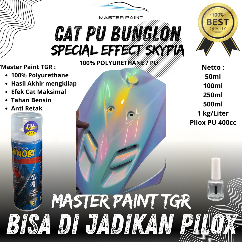 ( BISA DIJADIKAN PILOX ) Cat PU Bunglon Skypia Original | Special Effect Bunglon Skypia Pink Emas Hi