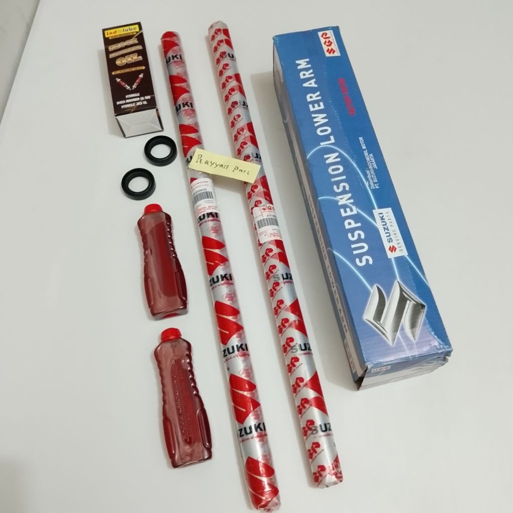 As shock depan satria fu 150/injeksi sil+oli+sok