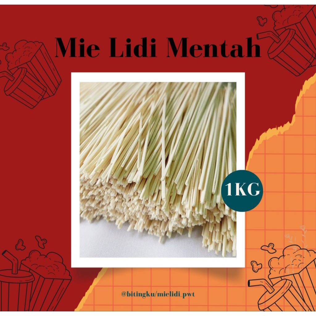 Bitingku Mentah [ MIE LIDI KECIL/MIE LIDI GEPENG]