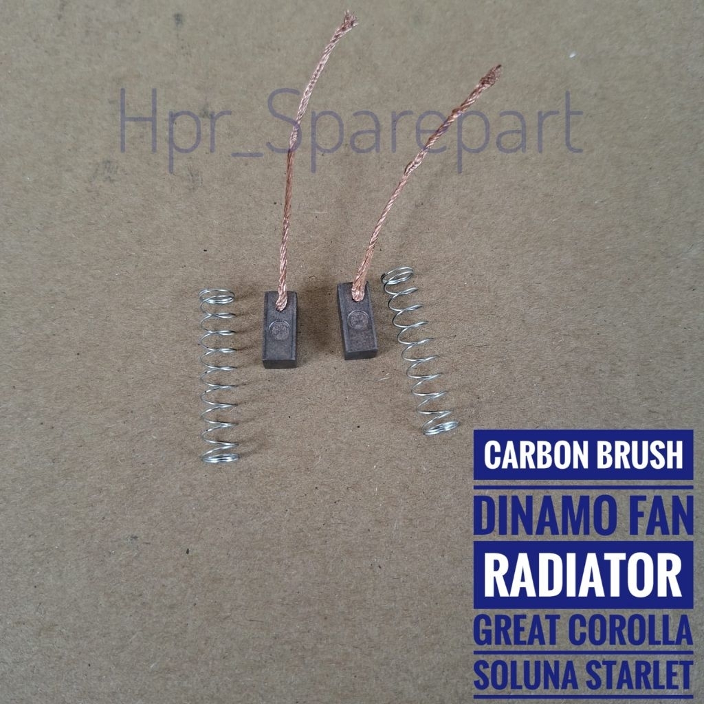 Arang Carbon Brush Dinamo Fan Radiator Great Corolla Twincam Corona Soluna Starlet