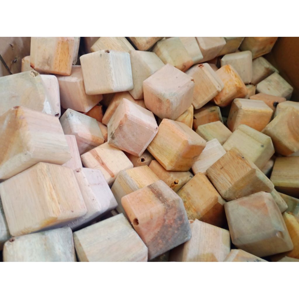 Grosir pion dadu kotak sangkar burung/pion kubus sangkar burung 10pcs