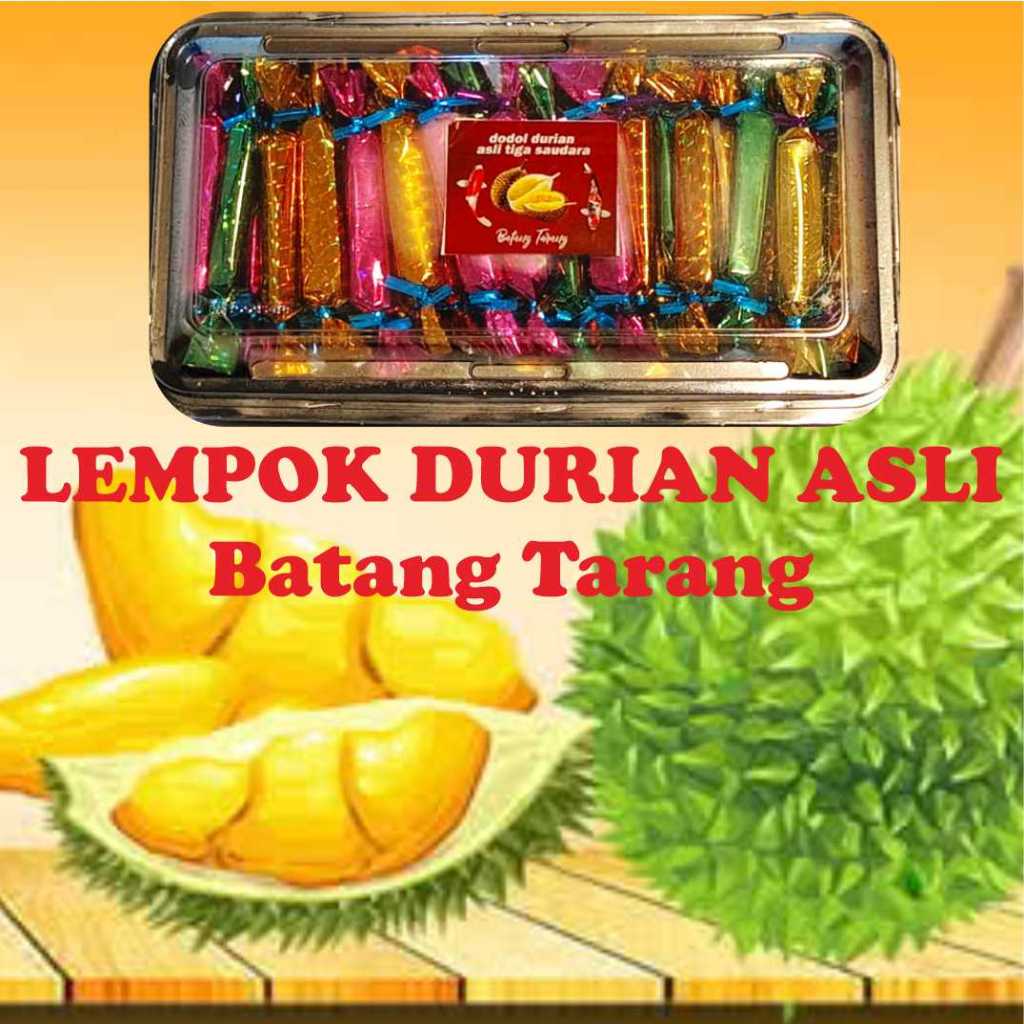 Dodol Durian Lempok Duren Stick Mini TIGA 3 SAUDARA khas Batang Tarang Pontianak