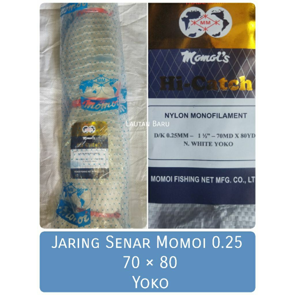 JARING SENAR 0.25 - 70x80 JARING IKAN MOMOI YOKO