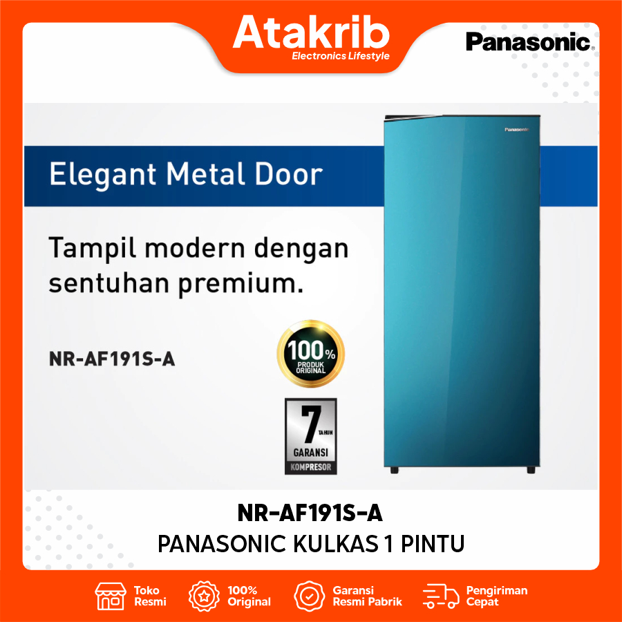 PANASONIC KULKAS 1 PINTU NR-AF191S-A / NR-AF191S A [164 L]