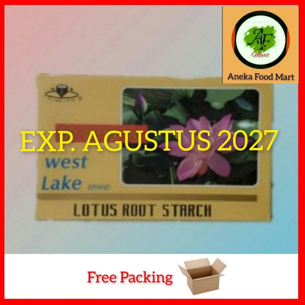 west Lake Bubuk Akar Teratai/ Lotus root starch/ minuman bubuk akar teratai/ bubuk akar teratai/minu