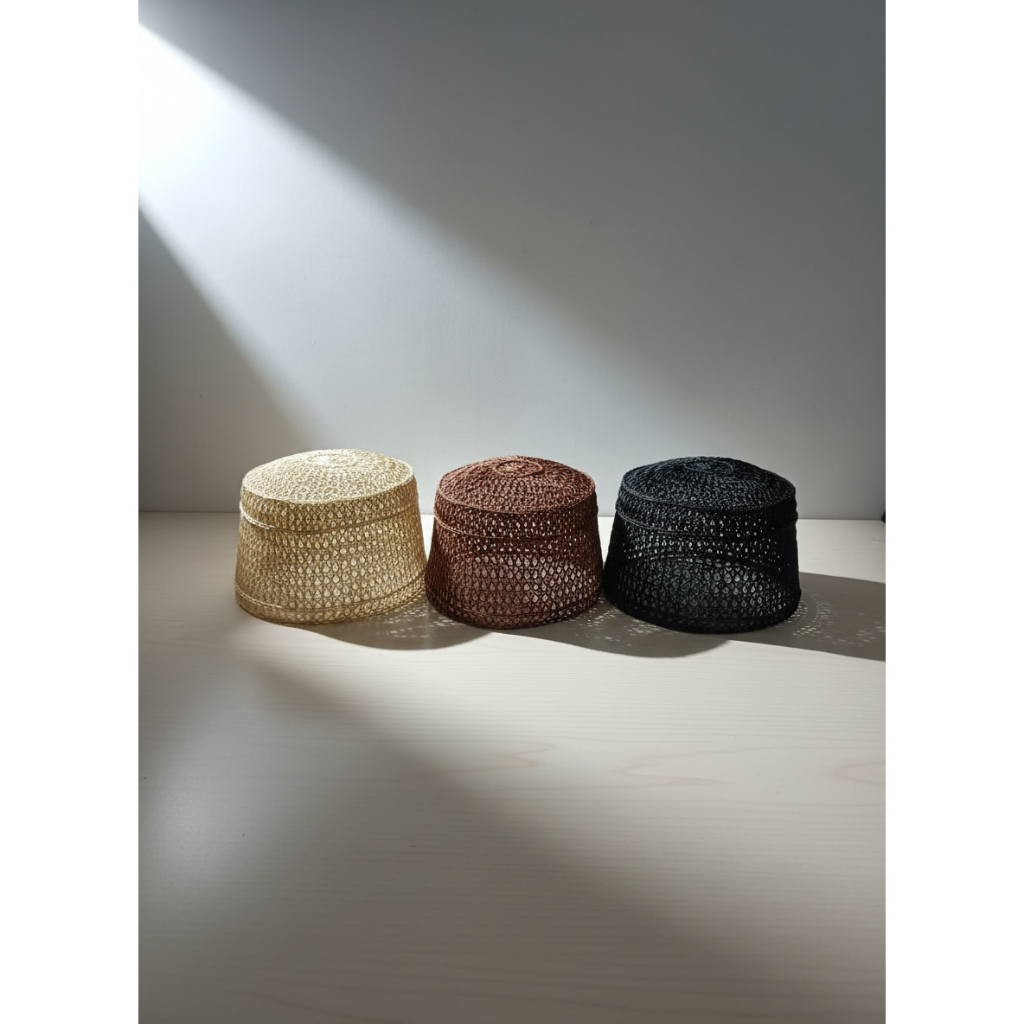 Peci Rotan Kalimantan / Songkok Akar Rotan / Peci Rotan / Kopiah / Songkok / Peci Akar Jangang