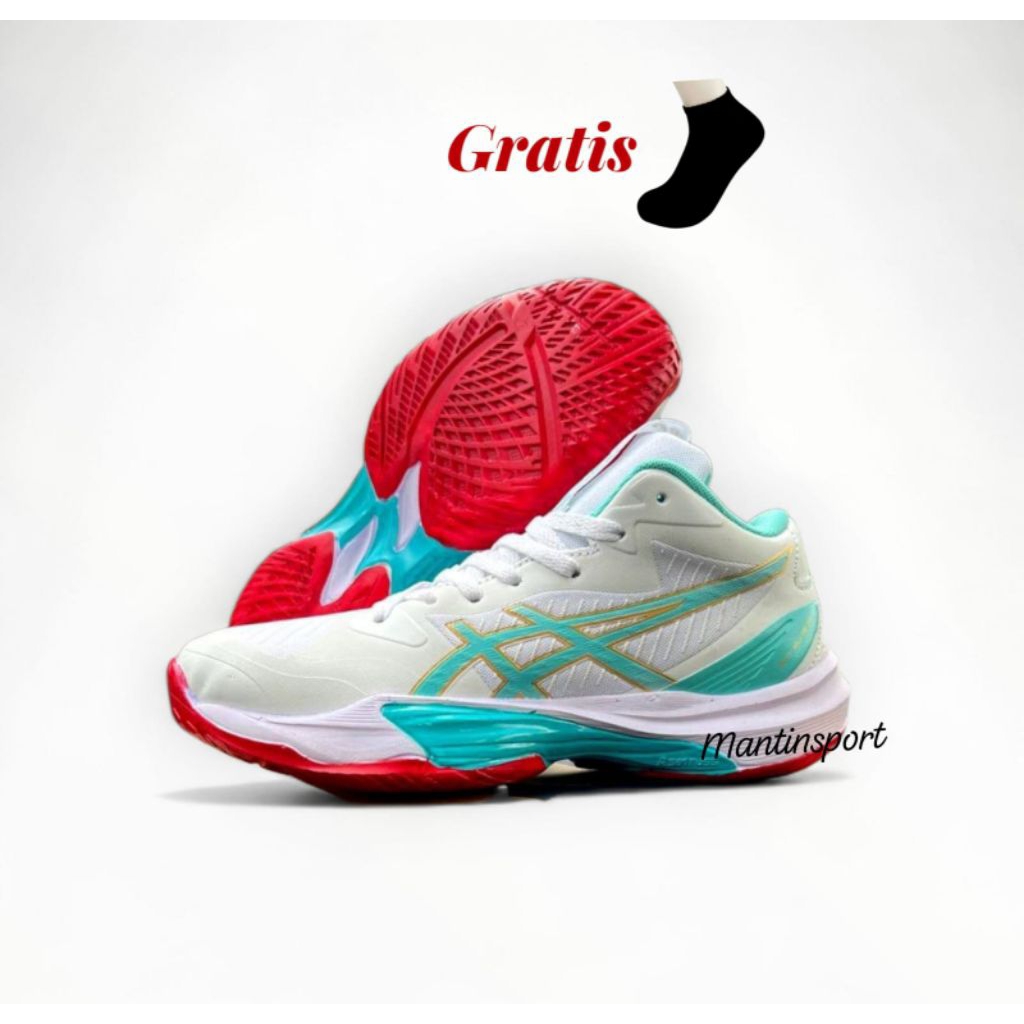 Sepatu Voli Pria Asik Sky Elitte Mid Sepatu Voly Asik Sepatu Olahraga Volly