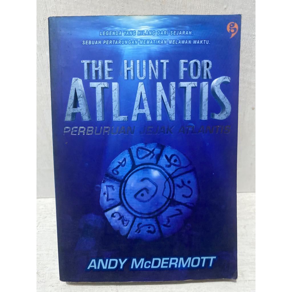 Buku Original THE HUNT FOR PERBUARUAN JEJAK ATLANTIS -  ANDY MCDERMOTT